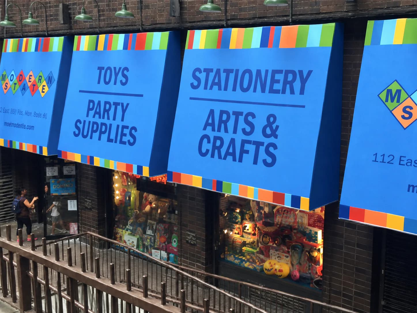 The Modern State awnings on East 86th Street