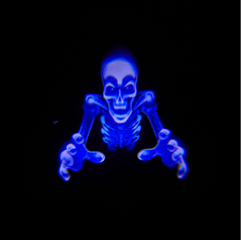 Gemmy LED X-Ray Thermal Haunting Icons Projection Indoor/Outdoor Decoration for Halloween