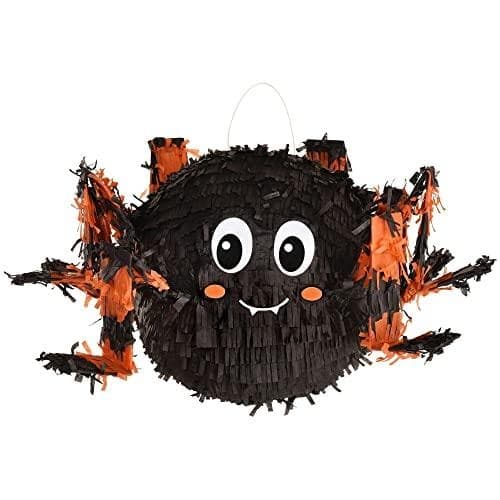 Amscan 3D Friendly Spider Pinata Paper Halloween Hanging Decoration Capacity x 14.5” x 10.25”