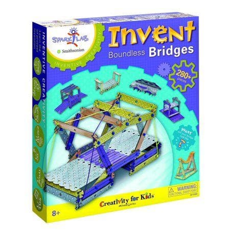 Invent Boundless Bridges (Smithsonian Spark Lab) Kit by Creativity for Kids