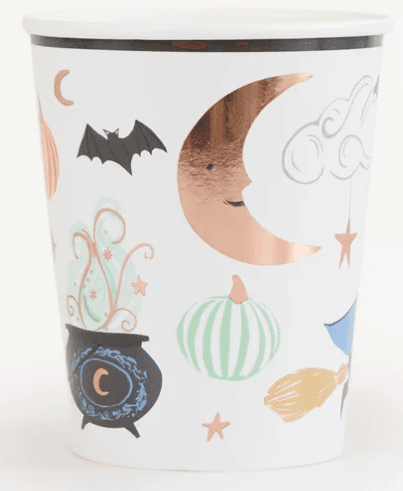 Ornate Edge Halloween Cups 8ct
