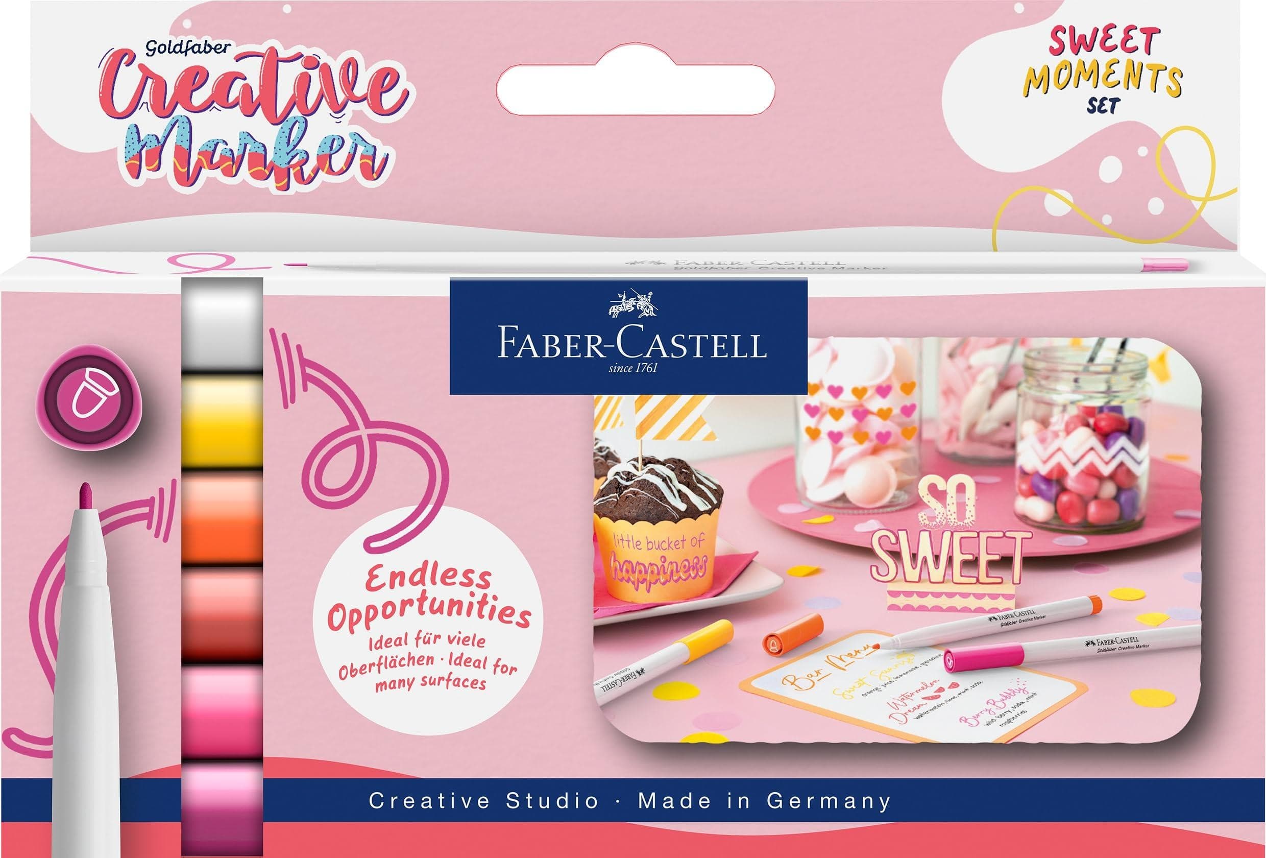 Faber-Castell Goldfaber Creative Markers, Sweet Moments