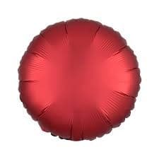18" Red Round Balloon