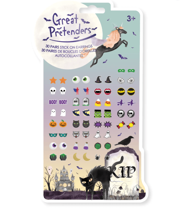 Halloween Sticker Earrrings By Great Pretenders