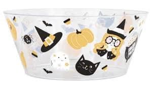Groovy Halloween 10" Plastic Serving Bowl By Unique