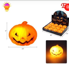 2" Pumpkin Light