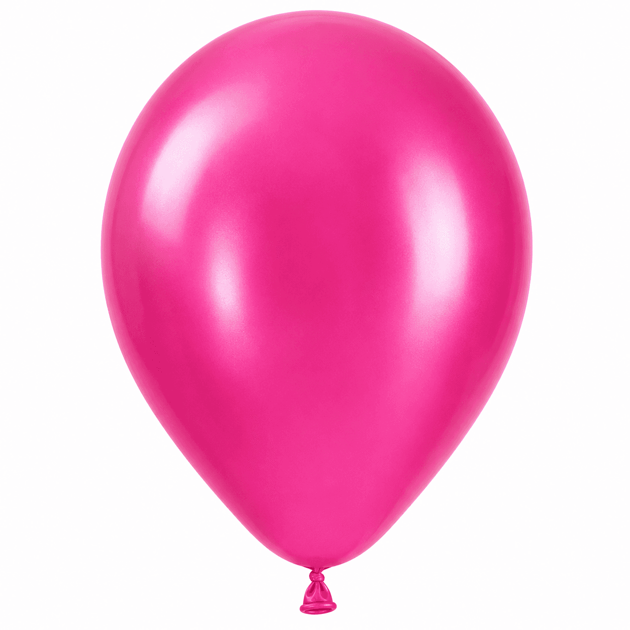 11" Metallic Fuchsia Latex Balloon