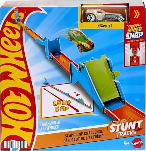 Hot Wheels Stunt Tracks Assortment - Slam Jump Challenge