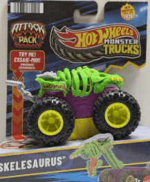 Hot Wheels Monster Truck Attack Pack Assortment - Skelesaurus
