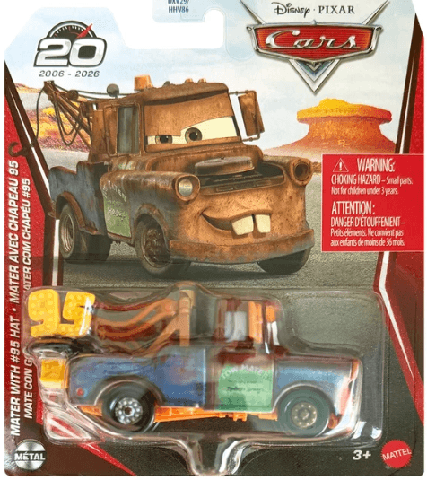 Disney Pixar Cars Assortment - Matter w/#95 Hat