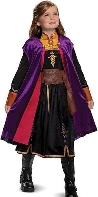 Anna Deluxe Girl Costume Size M (7-8)