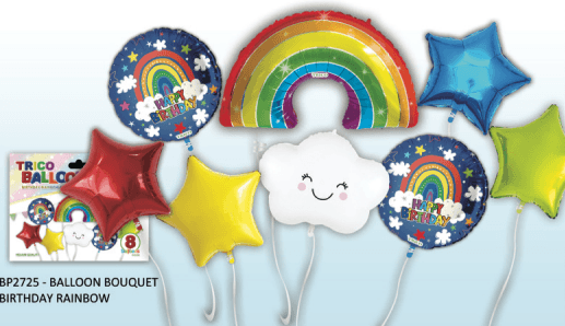 Birthday Balloon Bouquet 8ct