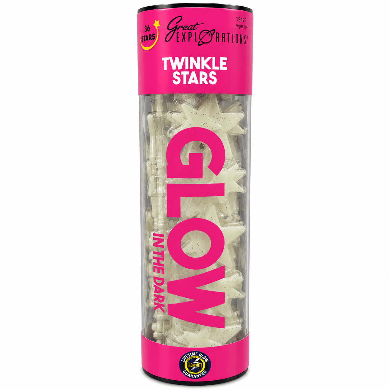 Glow In The Dark Stars In A Tube Assortment - Twinkle Stars