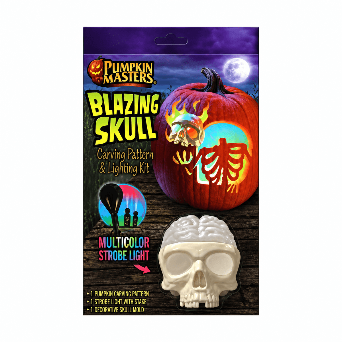 Blazing Skulls Carve & Light Kit