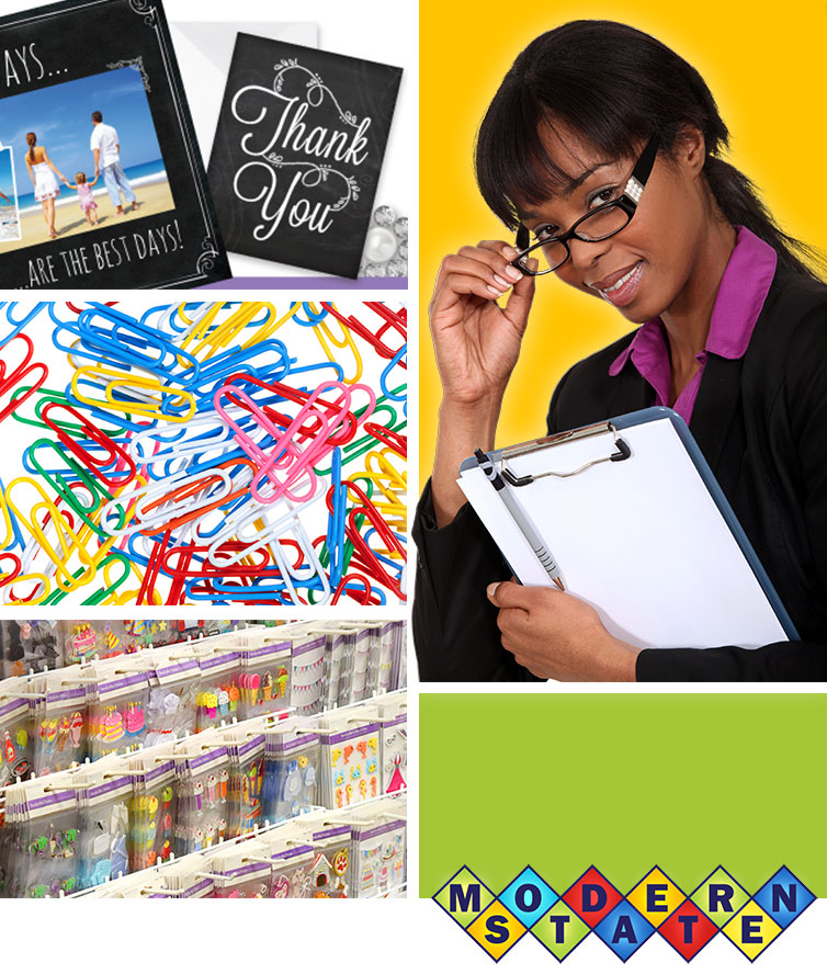 stationery supplies at Modern Sate News